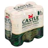 Castle Double Malt Lager Beer 6 X 410ml offers at R 94,99 in Liquor City
