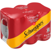 Schweppes Ginger Ale Cans 6 X 200ml offers at R 74,99 in Liquor City