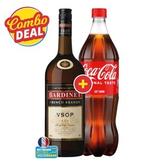 Bardinet French Brandy (1L) & 1L Coca-Cola offers at R 279,99 in Liquor City
