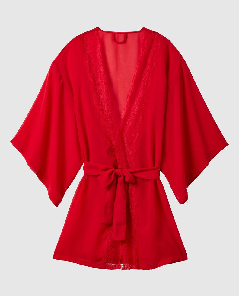 Chiffon Kimono with Lace offers at R 23,19 in La Senza