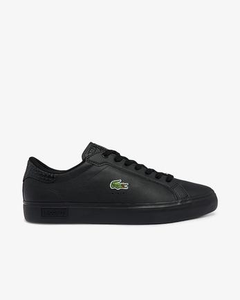 Men's Powercourt Burnished Leather Sneakers offers at R 2195 in Lacoste