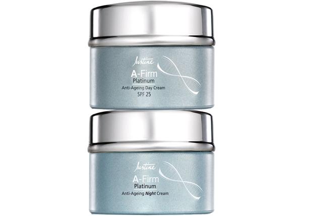 A-Firm Platinum Anti-Ageing Day Cream SPF 25 & Night Cream offers at R 430 in Justine