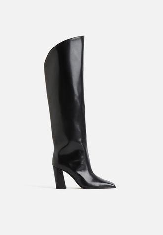 Over-the-knee boots - black offers at R 1099 in H&M
