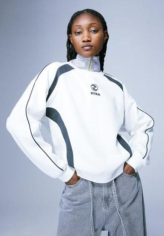 Motif-detail sweatshirt - white & xtra offers at R 329 in H&M