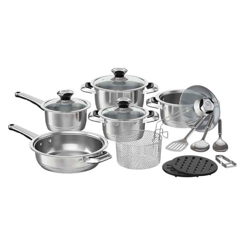 Bennett Read 16pc Stainless Steel Cookware Set offers at R 2999 in HomeChoice