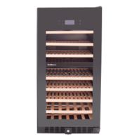 SnoMaster 72kg Black 78 Bottle Pro Series Dual Zone Wine Cooler - VT-94PRO offers at R 22899,99 in Hirsch's