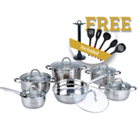 Snappy Chef 12pc Supreme Cookware Set - SSCS012 offers at R 2299,99 in Hirsch's