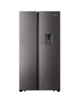 Hisense 514L Side By Side Fridge Freezer Inox H670SITWD offers at R 2500 in HiFi Corp