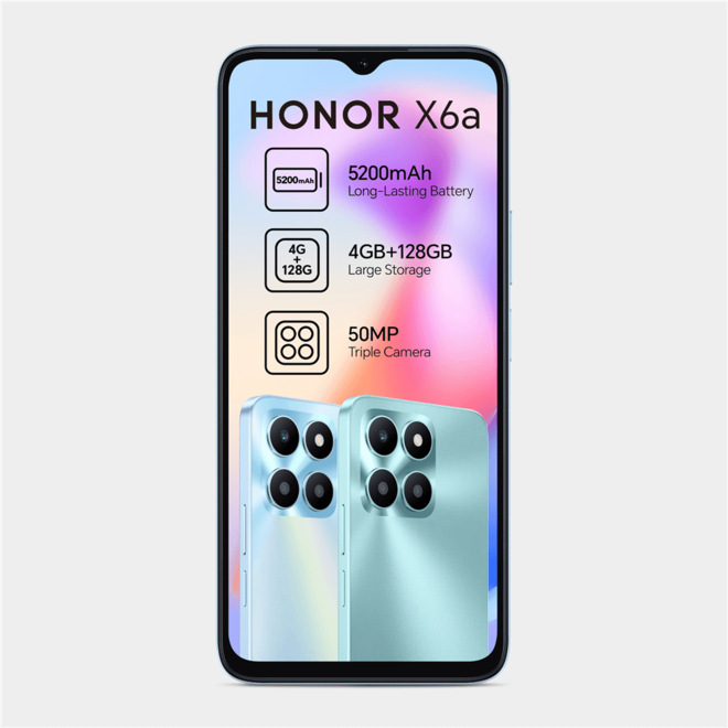 Honor X6A Silver Dual Sim with 15GB Telkom Sim offers at R 2999 in Hi