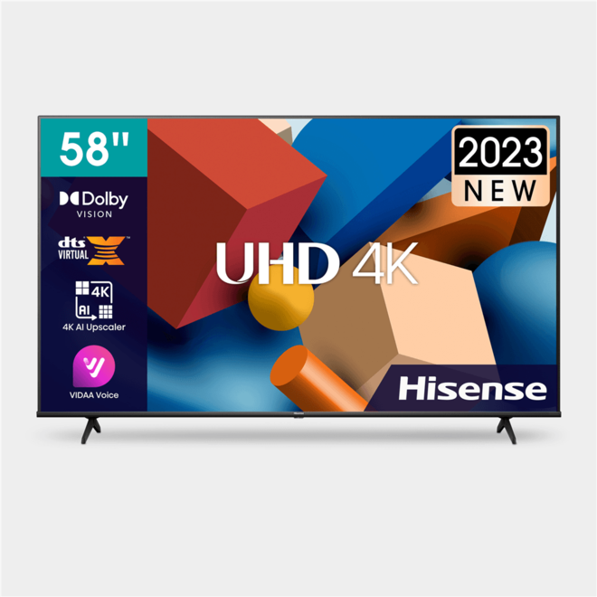 Hisense 58" UHD 4K Smart TV offers at R 9999 in Hi