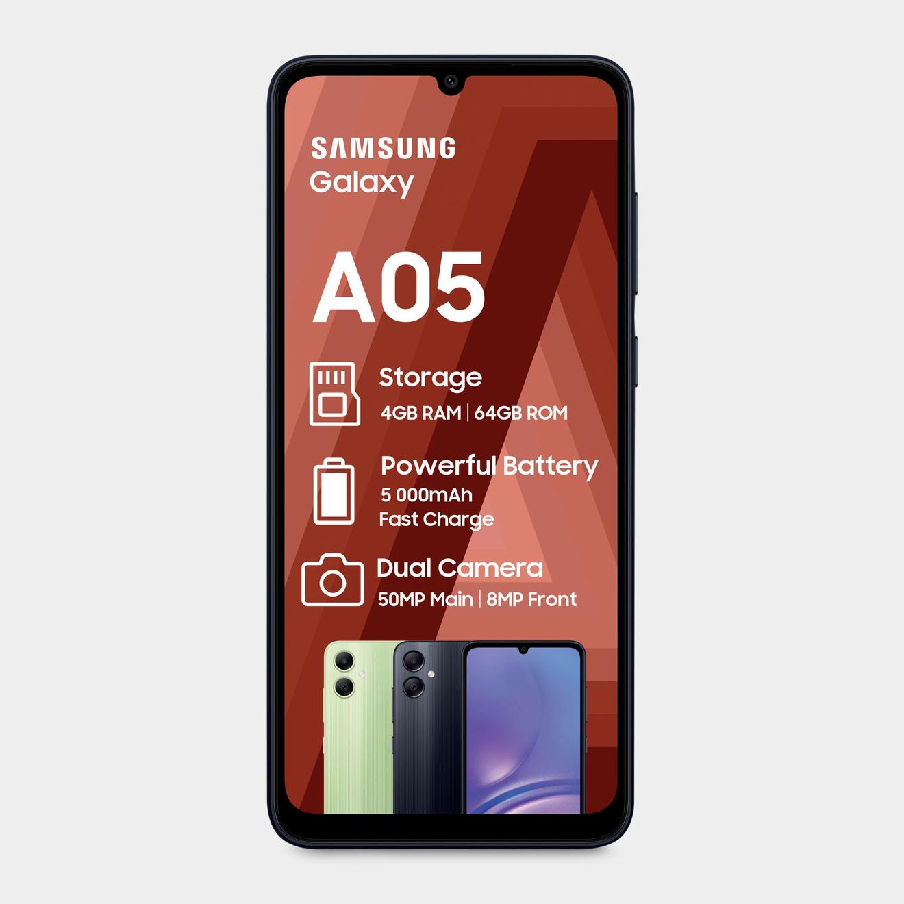 Samsung Galaxy A05 Dual Sim offers at R 2299 in Hi