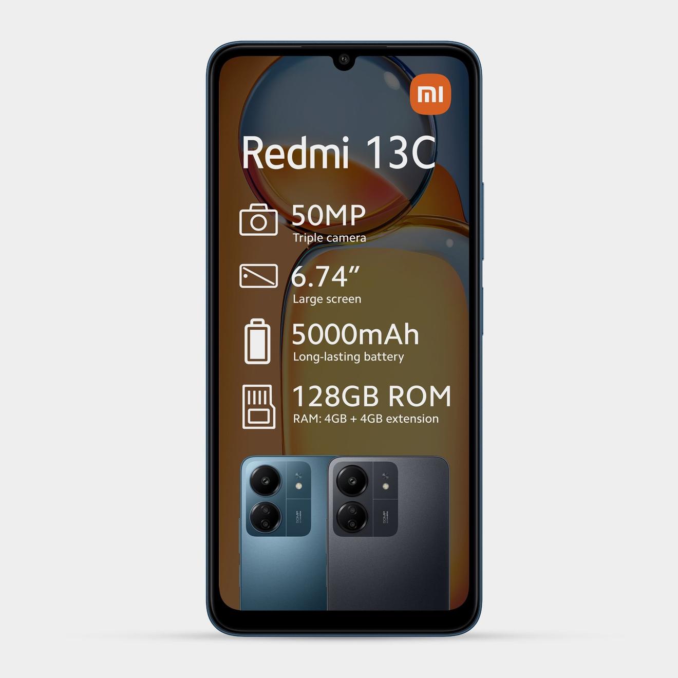 Xiaomi Redmi 13C Blue Dual Sim offers at R 2999 in Hi
