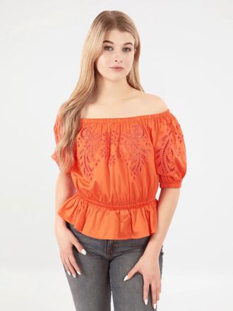 Embroidered Lazo Top offers at R 900 in Guess