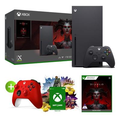 Xbox Series X + Extra Controller + Diablo IV (XBSX) + R400 Gift Card offers at R 14899 in Game4U