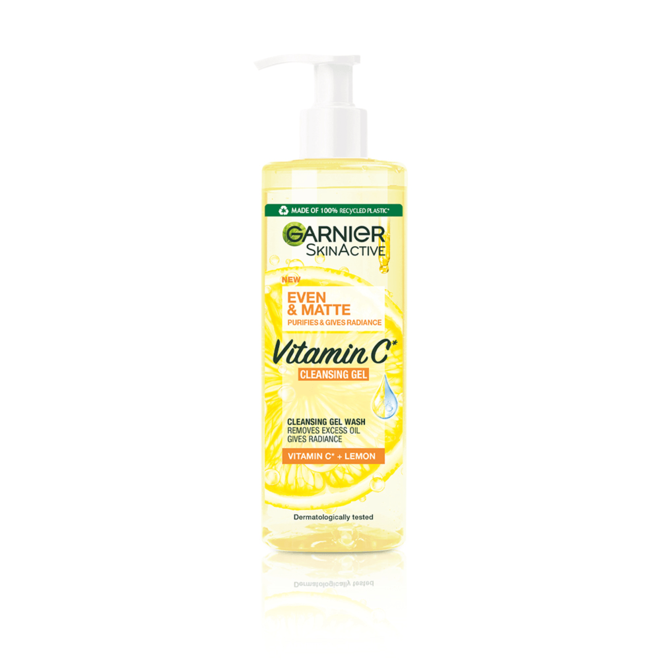 Garnier Even & Matte Vitamin C Cleansing Face Wash Gel 400ml offers at R 139,95 in Foschini