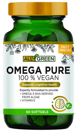 All Green Omega Pure DHA Derived From Algae offers at R 490 in Faithful to Nature