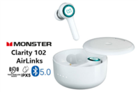Monster Clarity 102 AirLinks Headphones - White offers at R 299 in Evetech