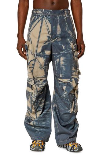 Cargo pants with creased-effect print offers at R 8999 in Diesel