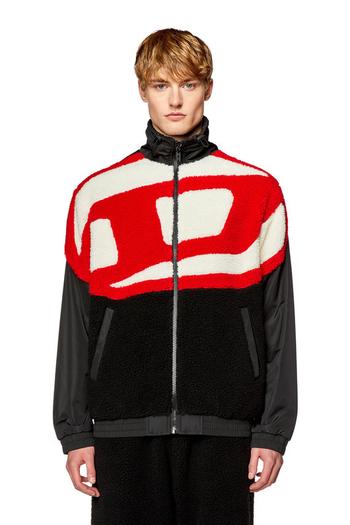 Track jacket in nylon and teddy fleece offers at R 7999 in Diesel