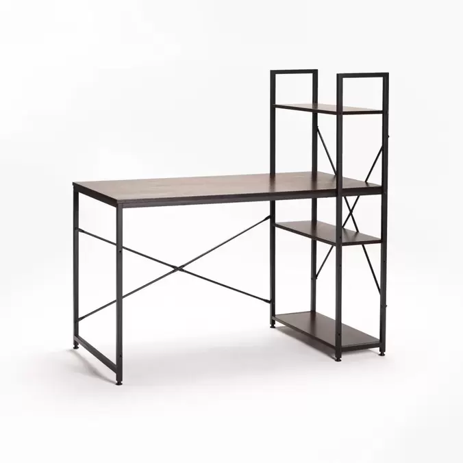 OMEGA 120cm DESK WITH SHELF offers at R 1099 in Decofurn