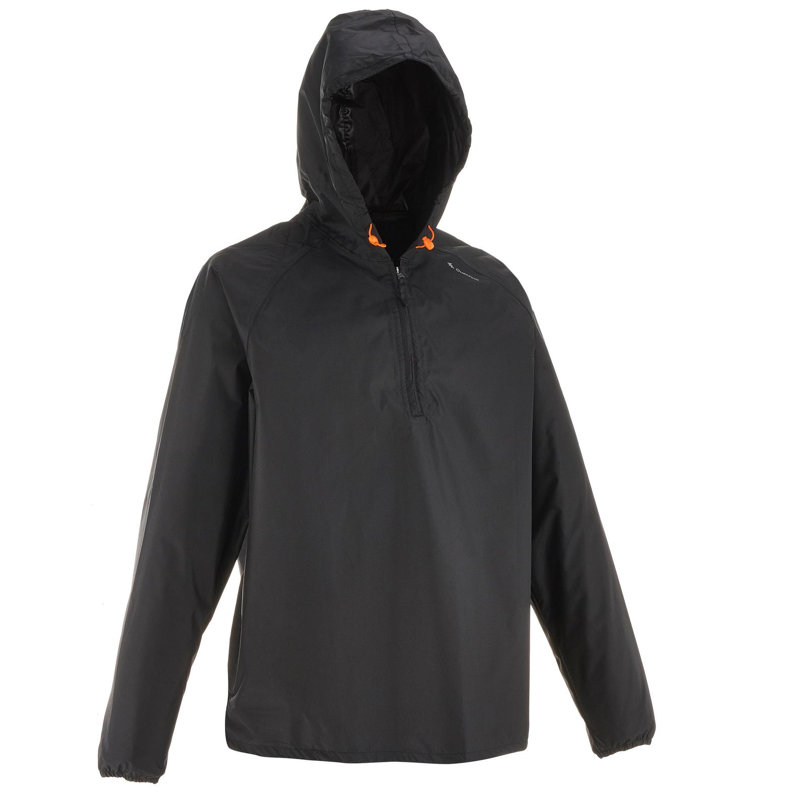 Men's Windproof and Water-repellent Hiking Jacket - Raincut 1/2 Zip offers at R 299 in Decathlon