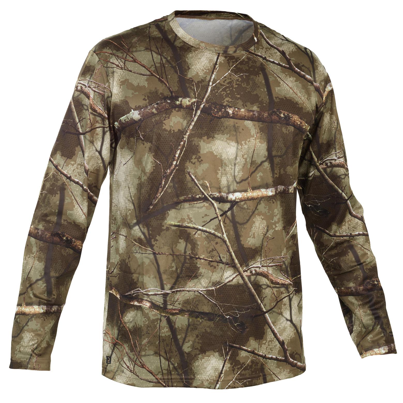 LONG-SLEEVE BREATHABLE T-SHIRT TREEMETIC 100 CAMOUFLAGE offers at R 349 in Decathlon