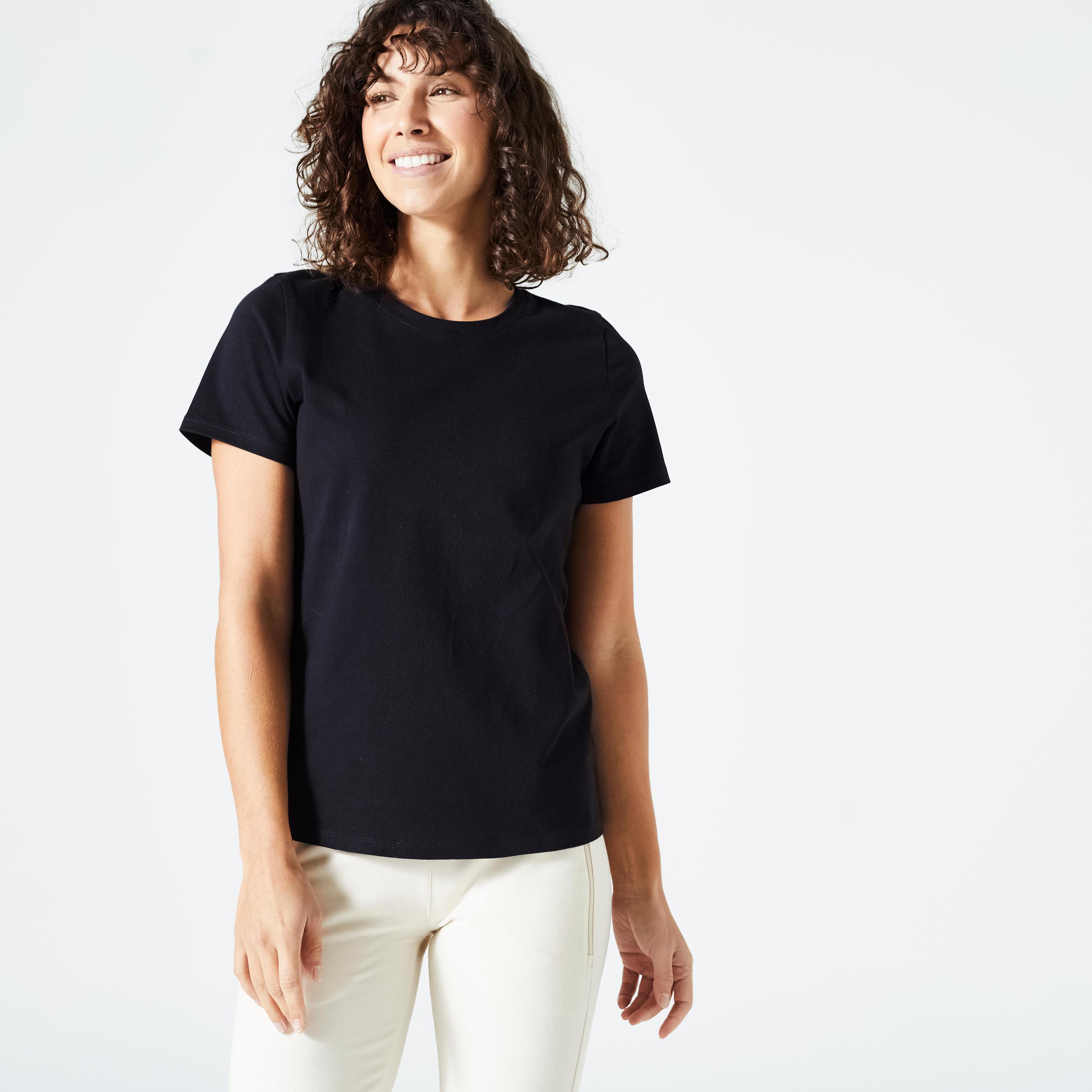 Women's Fitness T-Shirt 500 Essentials - Glacier White offers at R 269 in Decathlon