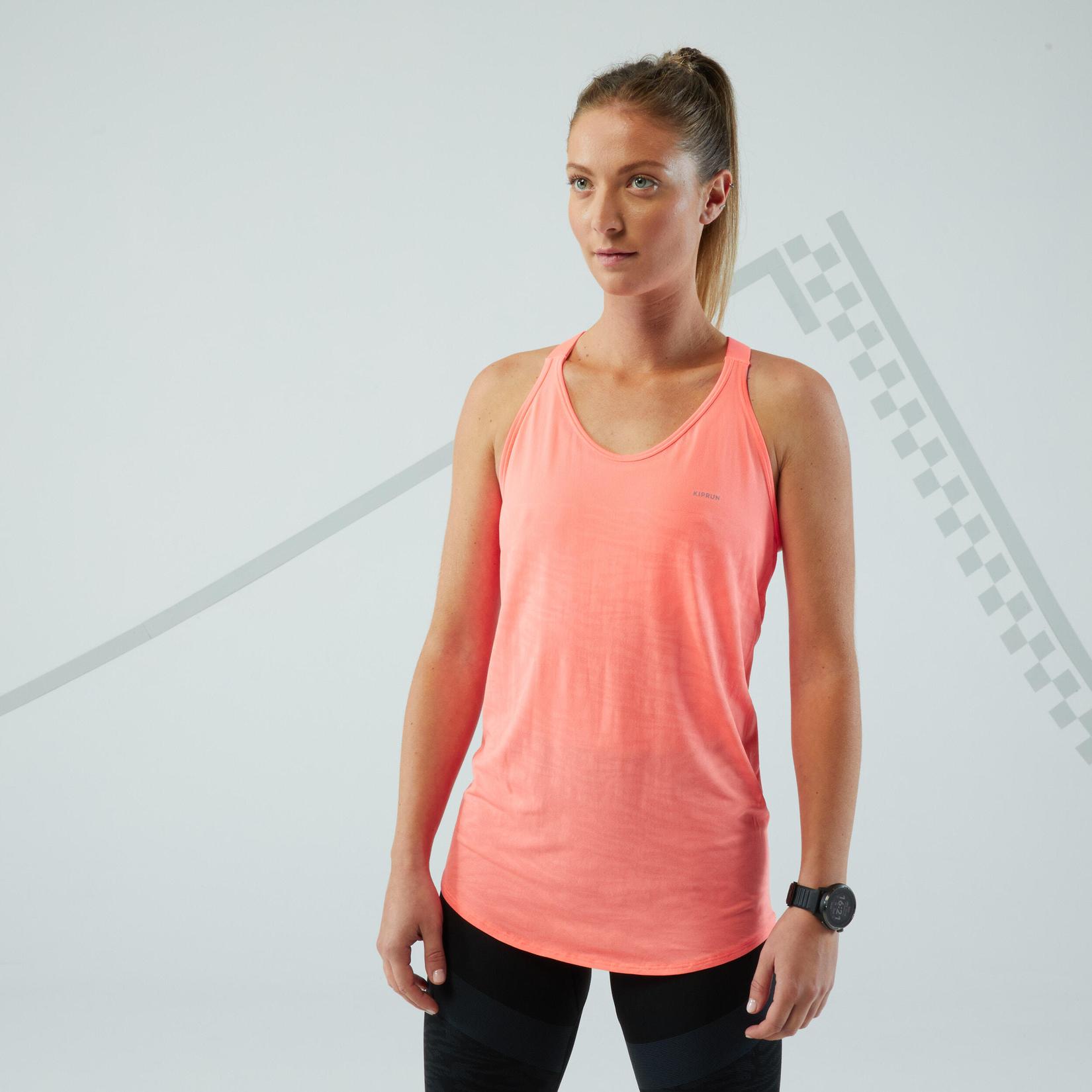 KIPRUN CARE women's running tank top - coral offers at R 369 in Decathlon