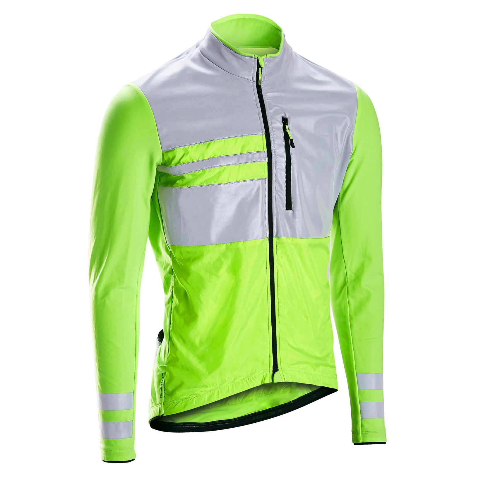Hi-Vis EN1150 Warm Cycling Jersey RC 500 - Neon Yellow offers at R 1199 in Decathlon