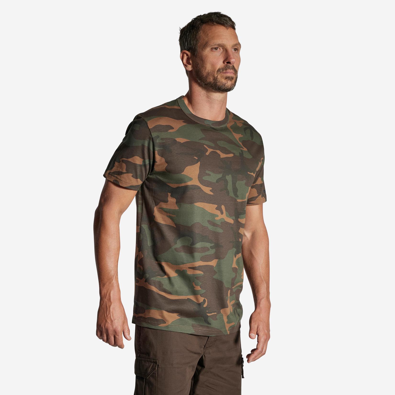 T-SHIRT DURABLE 100 CAMO ISLAND BLACK offers at R 249 in Decathlon
