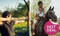 A Horse Riding and Archery Package offers at R 599 in Daddy's Deals