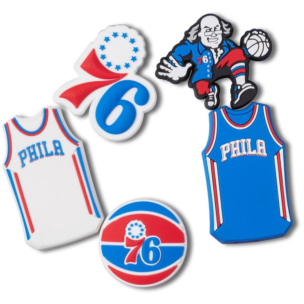 NBA Philadelphia 76ers 5 Jibbitz Pack offers at R 149,95 in Crocs