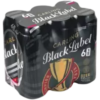 Carling Black Label Beer Cans 6 x 500ml offers at R 89,99 in Checkers Liquor Shop