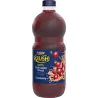 Krush 100% Cranberry Fruit Juice 1.5L offers at R 49,99 in Checkers
