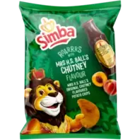 Simba Mrs H.S. Ball's Chutney Flavoured Potato Chips 120g offers at R 19,99 in Checkers