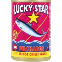 Lucky Star Pilchards In Hot Chilli Sauce 400g offers at R 26,99 in Checkers
