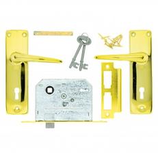 Fort Knox 3-lever Lockset Brass Plated Handles Quantity:1 offers at R 154,95 in Cashbuild
