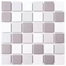 Mosiac Tile Glazed Matt Grey Mix 48x48mm - 3 sheets per pack offers at R 134,95 in Cashbuild