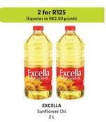 Excella - Sunflower Oil offers at R 62,5 in Makro