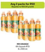 Mr Orange - 6% Squash Rtd offers at R 25 in Makro