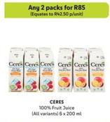 Ceres - 100% Fruit Juice offers at R 42,5 in Makro