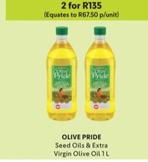 Olive Pride - Seed Oils & Extra Virgin Olive Oil offers at R 67,5 in Makro