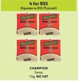 Champion - Samp offers at R 13,75 in Makro
