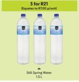 M - Still Spring Water offers at R 7 in Makro