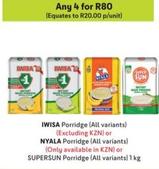 Iwisa/Nyala - Porridge offers at R 20 in Makro
