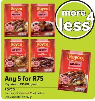Royco - Sauces offers at R 15 in Makro
