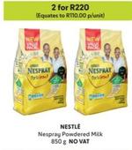 Nestlé - Nespray Powdered Milk offers at R 110 in Makro