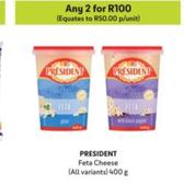 President - Feta Cheese offers at R 50 in Makro