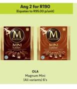 Ola - Magnum Mini offers at R 95 in Makro