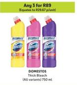 Domestos - Thick Bleach offers at R 29,67 in Makro